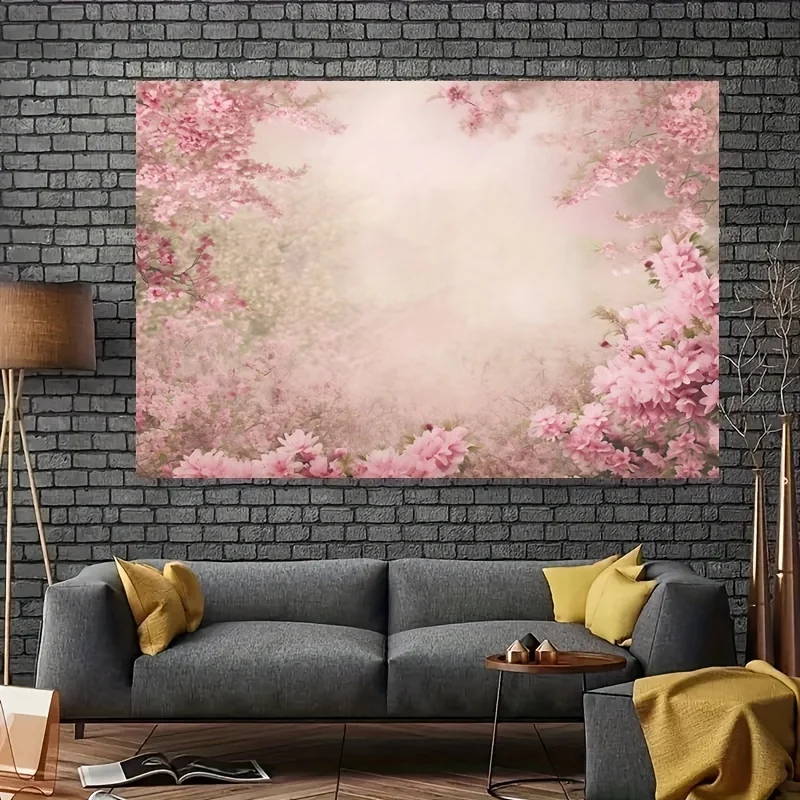 Фотофон для студийной фотосъемки с цветочным рисунком