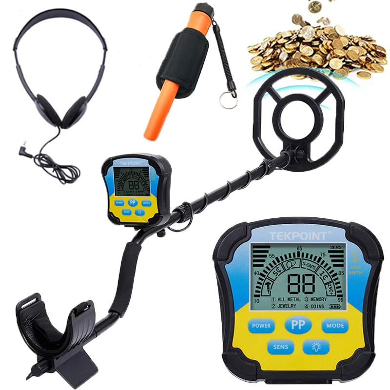 

MD-8030 Professional Metal Detector Underground Gold Detector High Accuracy Metal Finder Waterproof Search Coil Seeker Treasure