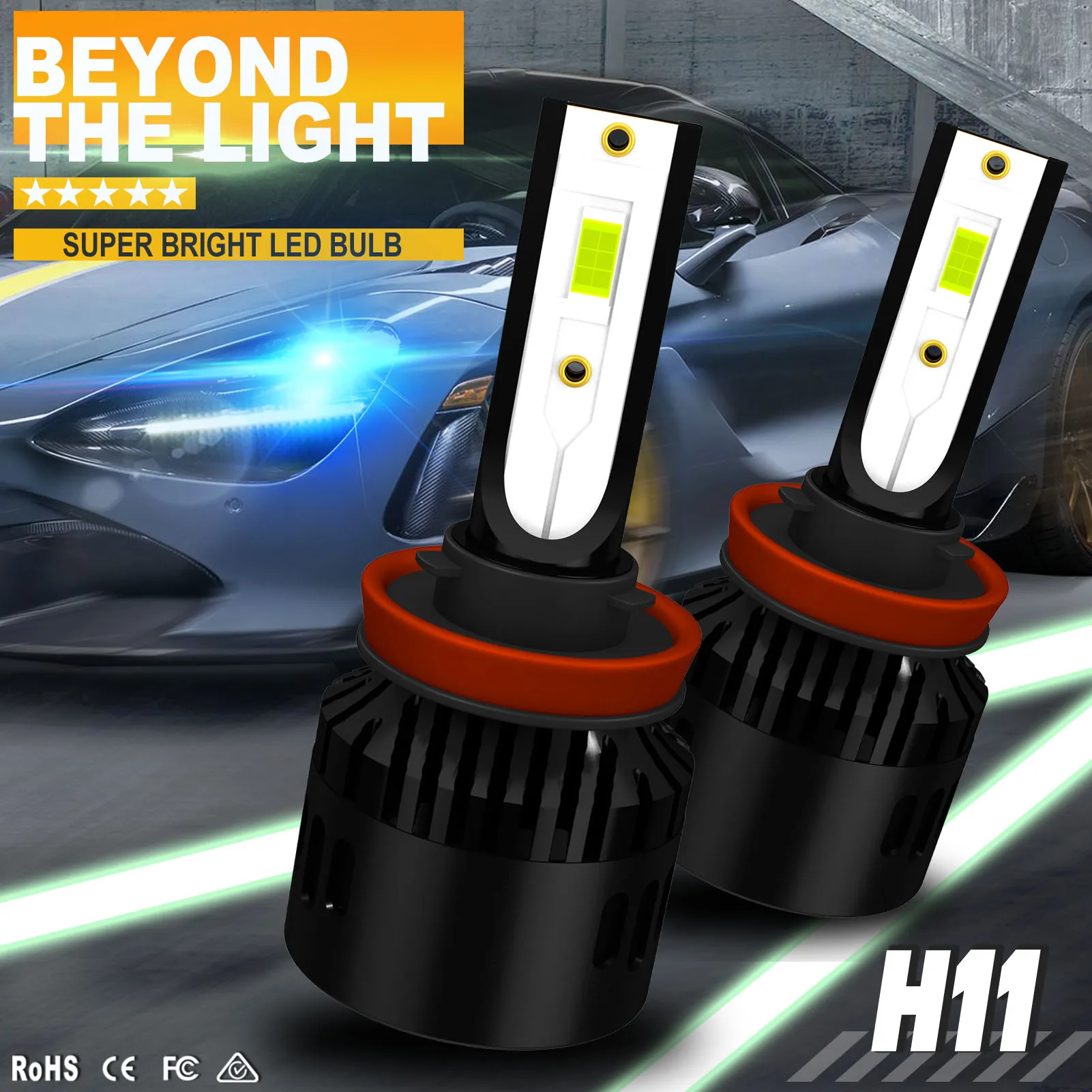 

Drive Smarter with H1 H3 H7 H8 H9 H11 H4 HB2 HB3 HB4 LED Headlight Bulbs