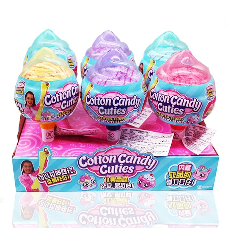 Kawaii Oosh Cotton Candy Cuties By Zur Collectiblenew Oosh Smart Sand Pink Pack Sculpt & Shape Collectibles Fidget Toys