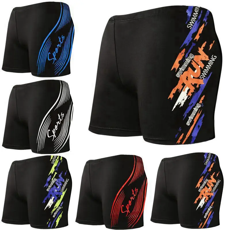 

New Style Swimming Trunks for Men to Prevent Embarrassment Sportswear Swimming Short Trunks Men Beach Swimwear