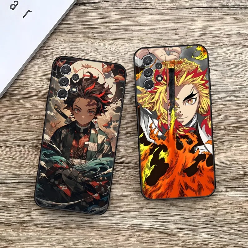 Милый чехол для телефона с аниме рассекающим демонов Samsung Galaxy S10 S22 S23 S20 S30 S21 S7 S9 S8 Pro