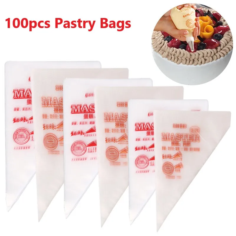 100 шт. одноразовые Кондитерские мешки кондитерский мешок насадки для украшения
