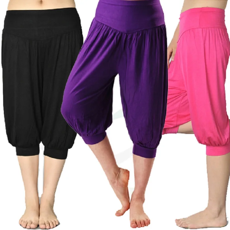Summer Ladies Yoga Pants Loose Sports Clothing 2023 Fashion Women Yoga Leggings Sportswear 7 Point Pants Sport Pants
