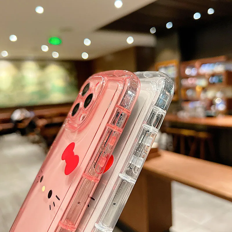 Hello Kitty Cartoon Clear Case For Xiaomi Redmi Note 12 11 SE 11S Pro Plus 10 10S 9S 9T 8 9 Pro Max 10C 10X 4G Soft TPU Cover
