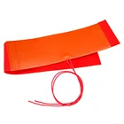 Прочный нагревательный элемент, силиконовый нагреватель для бутылок азота, 1 шт., 12 В, 240 Вт, оранжевый нагревательный коврик для дома размером 10x30 см