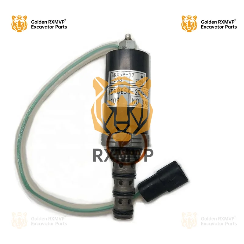 Для электромагнитного клапана гидравлического насоса Hyu-ndai R215-7 Kdrde5k-20 40c07-109 Xjbn-00382