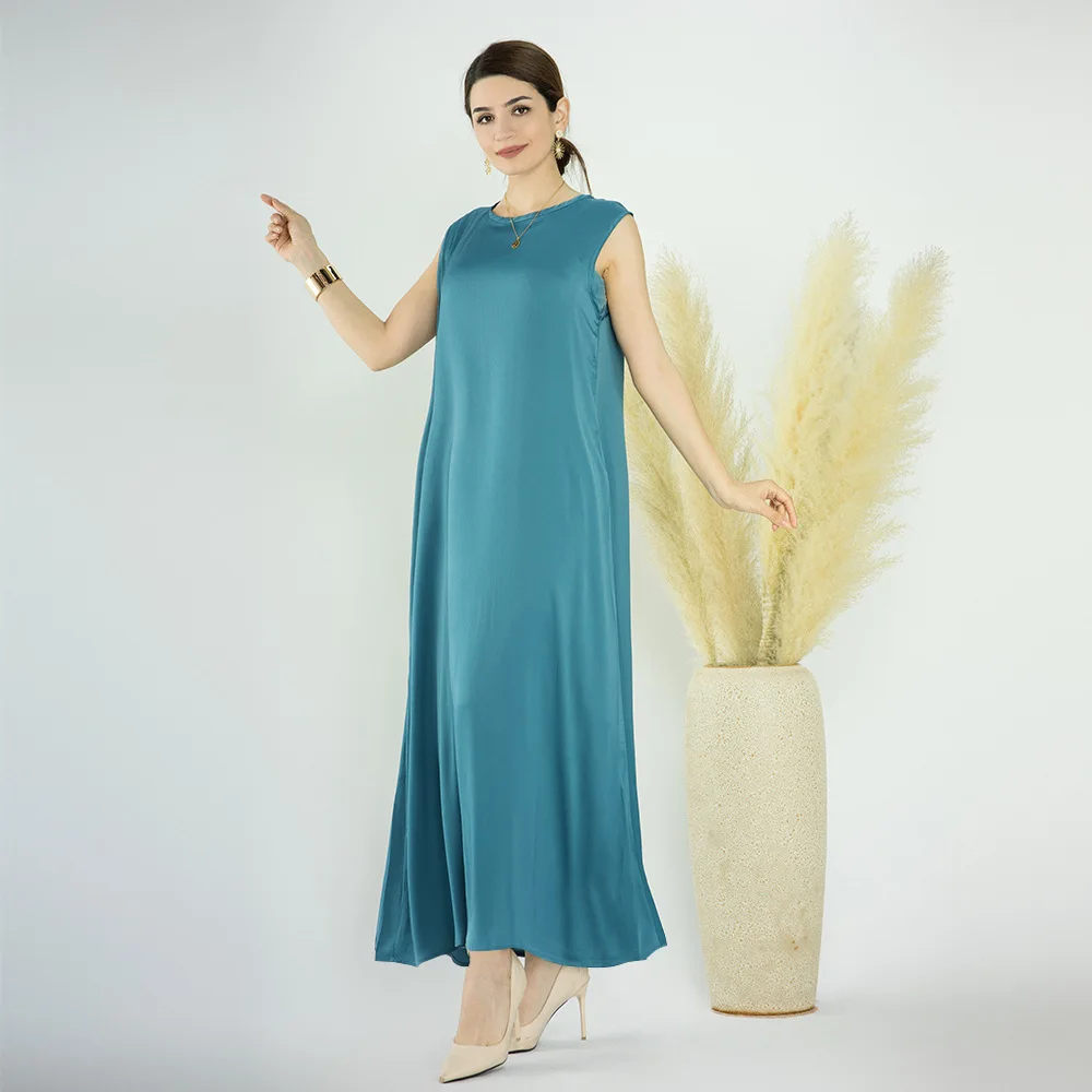 Ramadan African Long Sleeve Maxi Dresses Islamic Clothing For Women Dubai Abaya Turkey Muslim Morrocan Kaftan Dress Robe Vestido