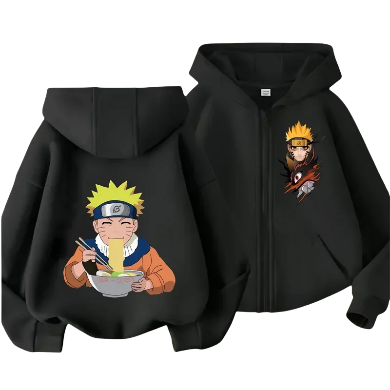 Толстовка детская с капюшоном мультяшным принтом на весну и осень