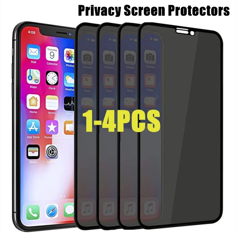 

30 Degrees Privacy Screen Protectors for IPhone 12 11 Pro Max 13 Mini Anti-spy Protective Glass for IPhone XS XR X 8 7 Plus SE 3