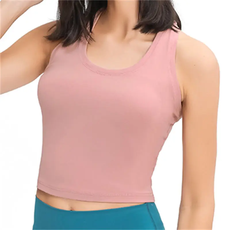 Nepoagym FEELING Women Longline Racerback Crop Tank Tops Basic Lounge Slim Fit Workout Tops for Gym Yoga Fitness