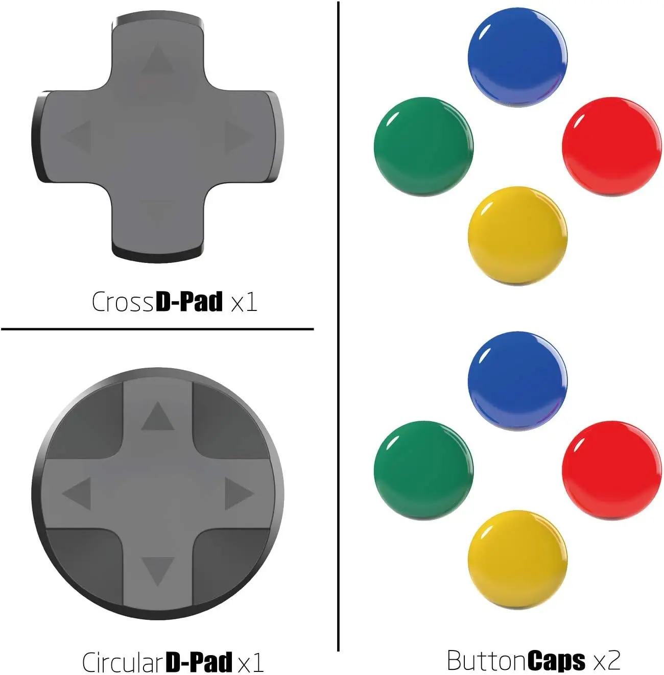 

D Pad Touch Button Cap Key Sticker for Switch Controllers