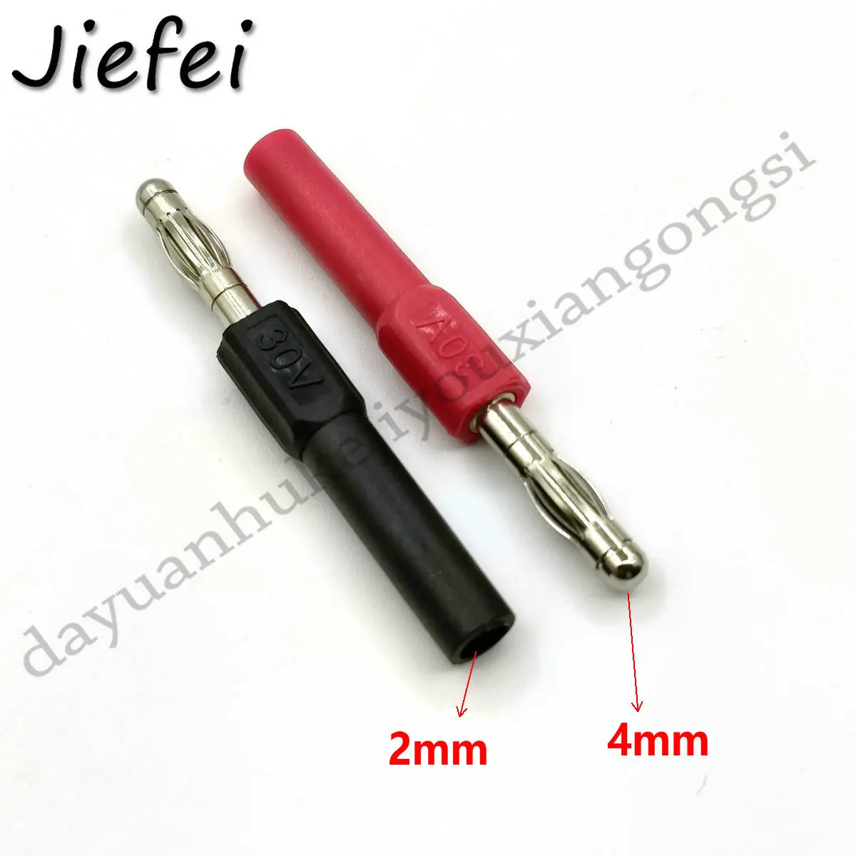 

2 шт., медные штекеры типа «банан», 4 мм, 30 в