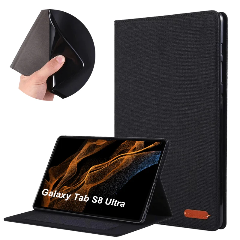 

for Samsung Galaxy Tab S8 Ultra 14.6" 2022 SM-X900 SM-X906C,Lightweight Portfolio Business Tablet Case Soft Plastic 14.6 Cover