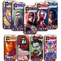avengers marvely phone cases for samsung galaxy a51 4g a51 5g a71 4g a71 5g a52 4g a52 5g a72 4g a72 5g coque soft tpu funda
