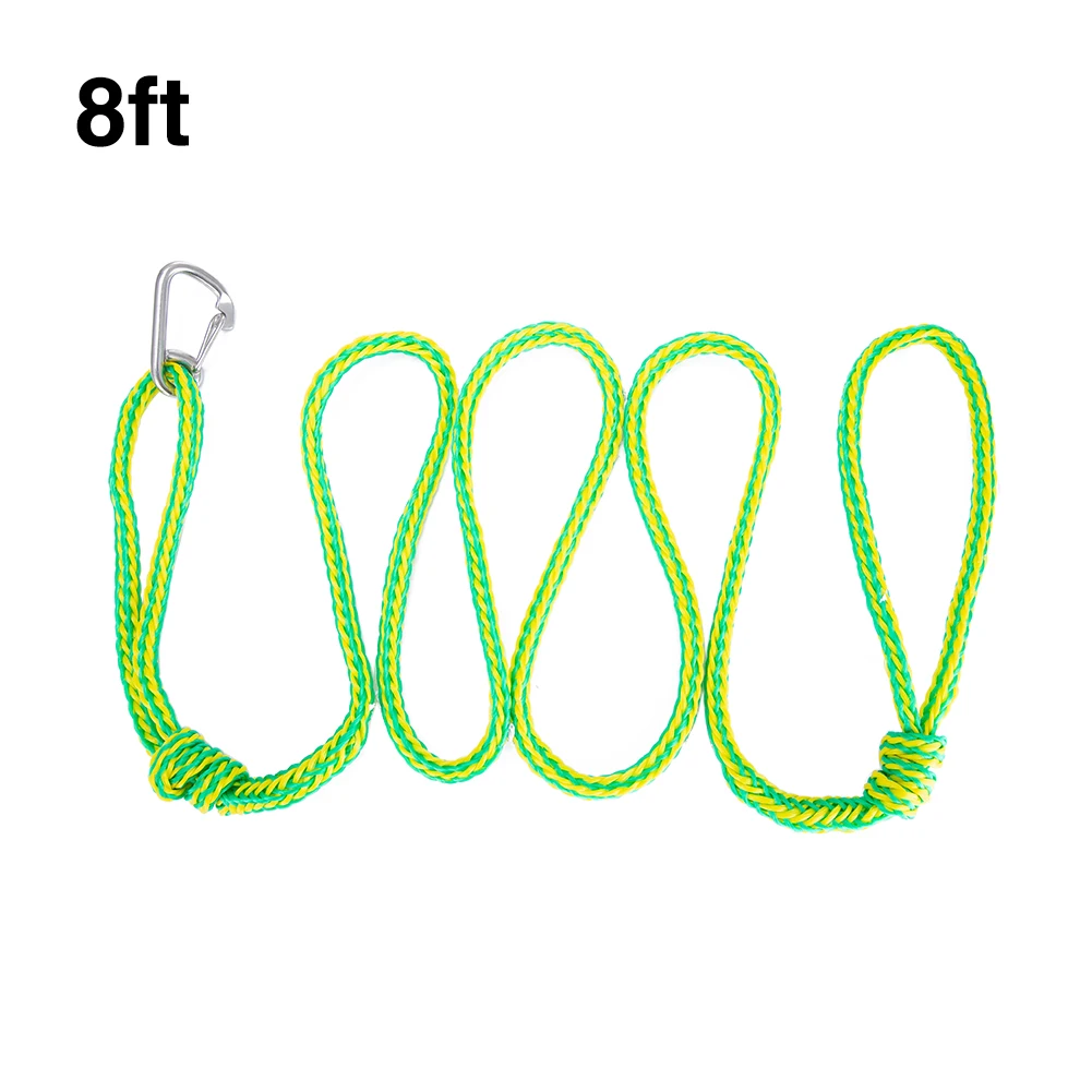 

Yacht With Stainless Clip Kayaking Mooring Marine Watercraft Boat Braided Rope Dock Line Accessories Heavy Duty Durable Jet Ski