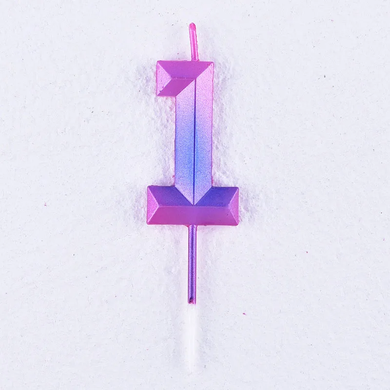 

Happy Birthday Number Cake Candles Colorful 0 1 2 3 4 5 6 7 8 9 Cake Topper Kids Girls Boys Bar Baby Party Supplies Decoration