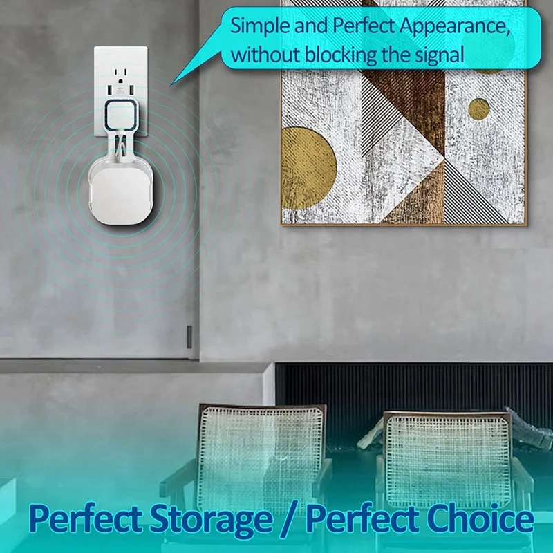 Настенный кронштейн для маршрутизатора Eero 6+ с двухдиапазонной сеткой Wi-Fi прочный