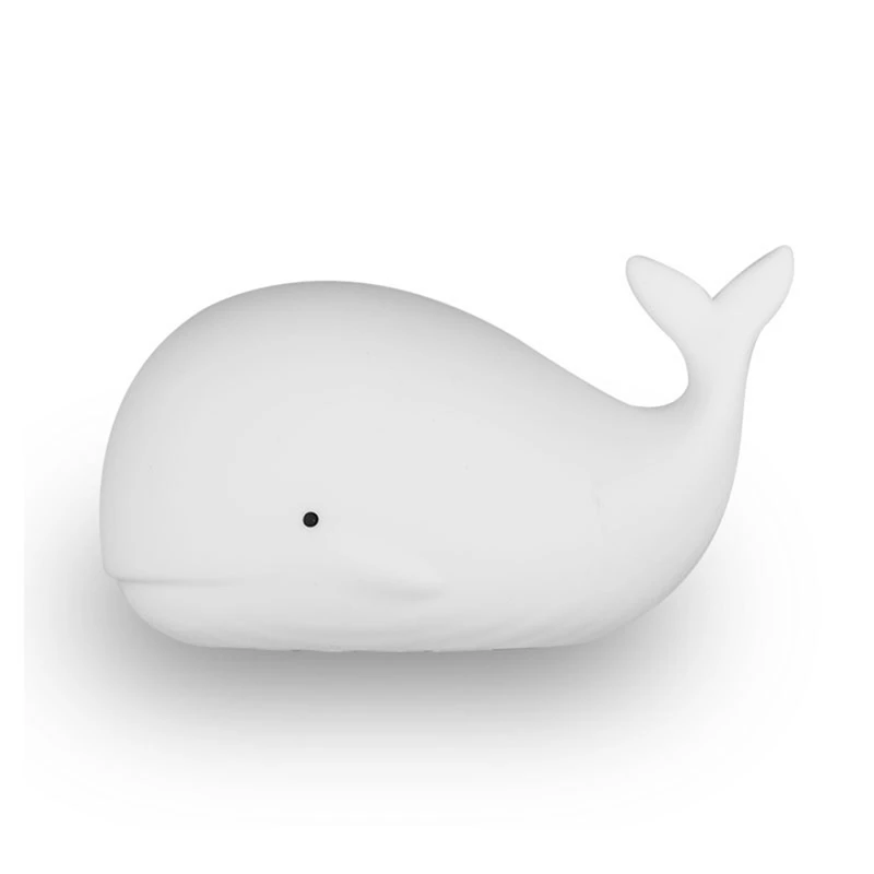 

Colorful Whale Painting Lamp Colorful Atmosphere Small Night Lamp Desk Decoration Bedroom Room Lamp Children's Gift