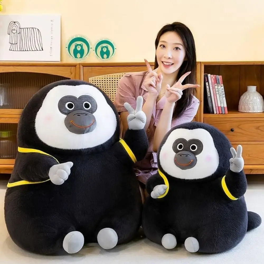 22 см милое лицо монаха Biiye белое обезьяна плюшевая игрушка подушка кукла