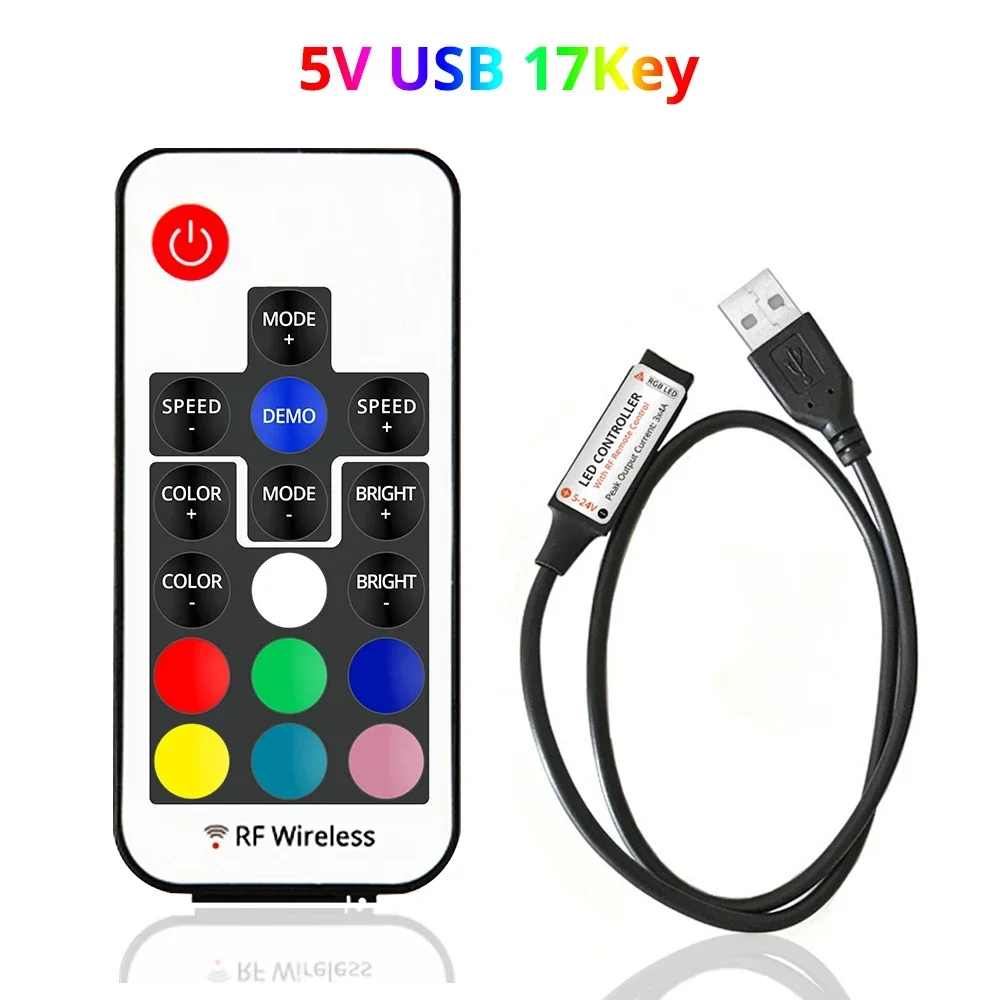 

HVIERO LED Strip Controller RGB 17 кнопок