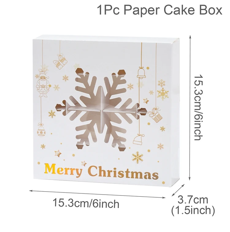 

Рождественская коробка для печенья QIFU