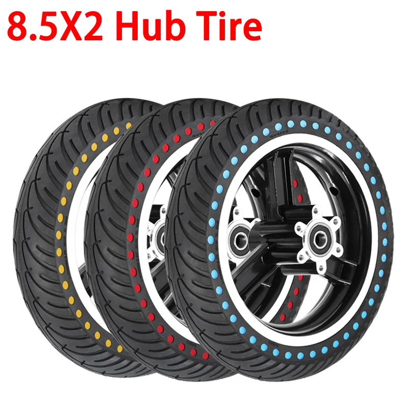 

8.5inch Honeycomb Front Wheel Electric Scooter Tire Hub 8.5x2 Inflation Free And Blowout Proof