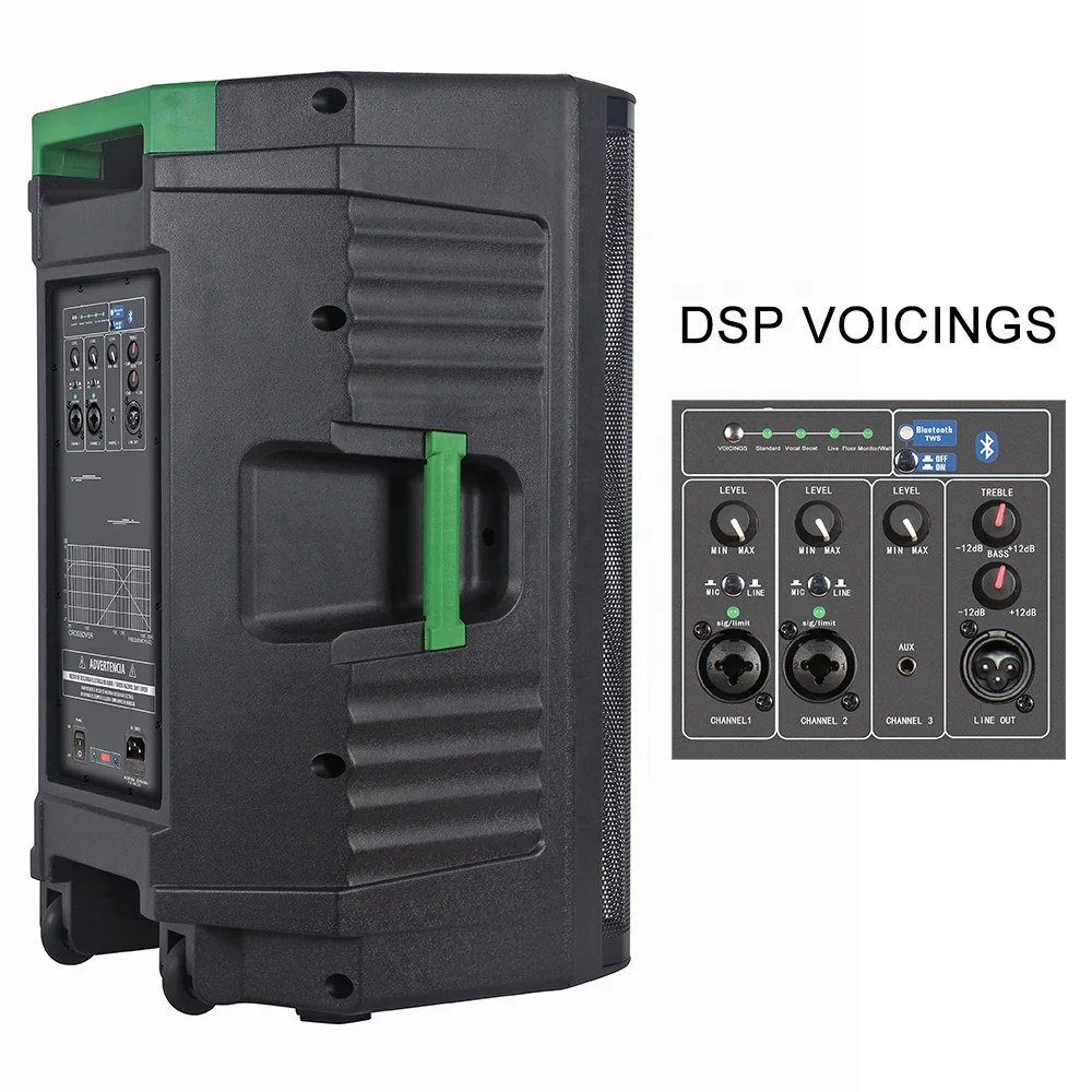 2000 Вт 15-дюймовый профессиональный аудио универсальный динамик PA звуковая