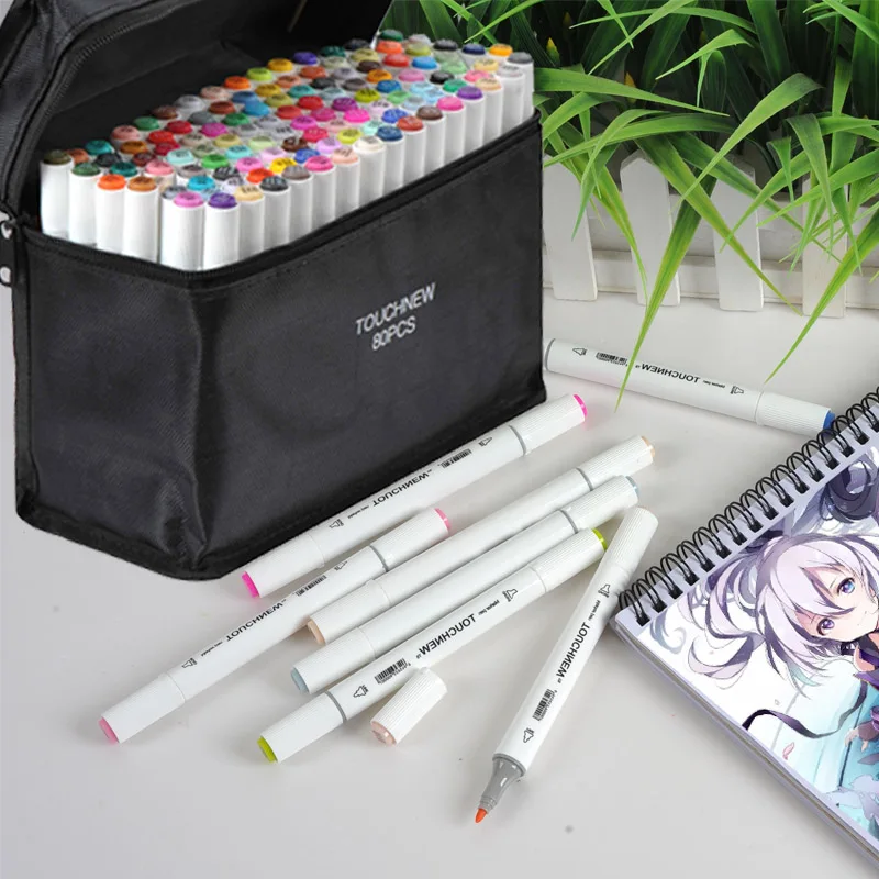 

Маркеры для набросков, 30/80/168 цветов