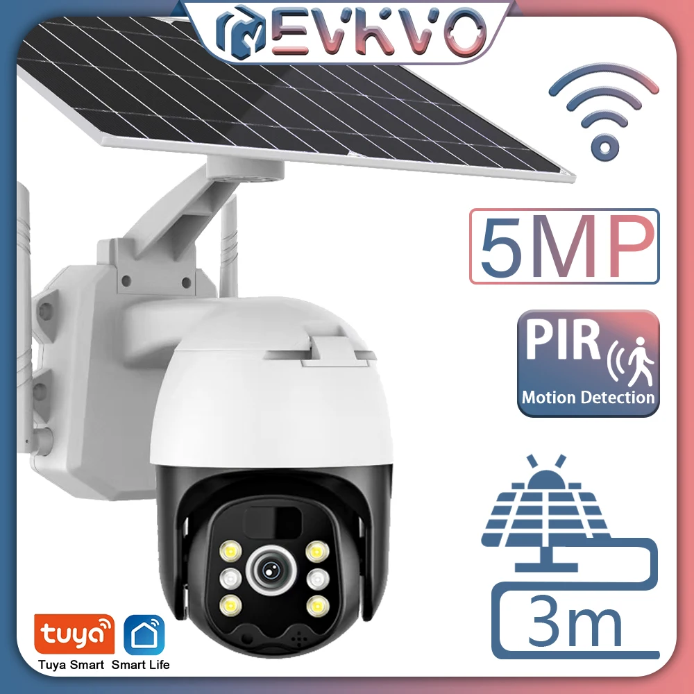 

Беспроводная IP-камера на солнечной батарее, 5 Мп, 8 Вт