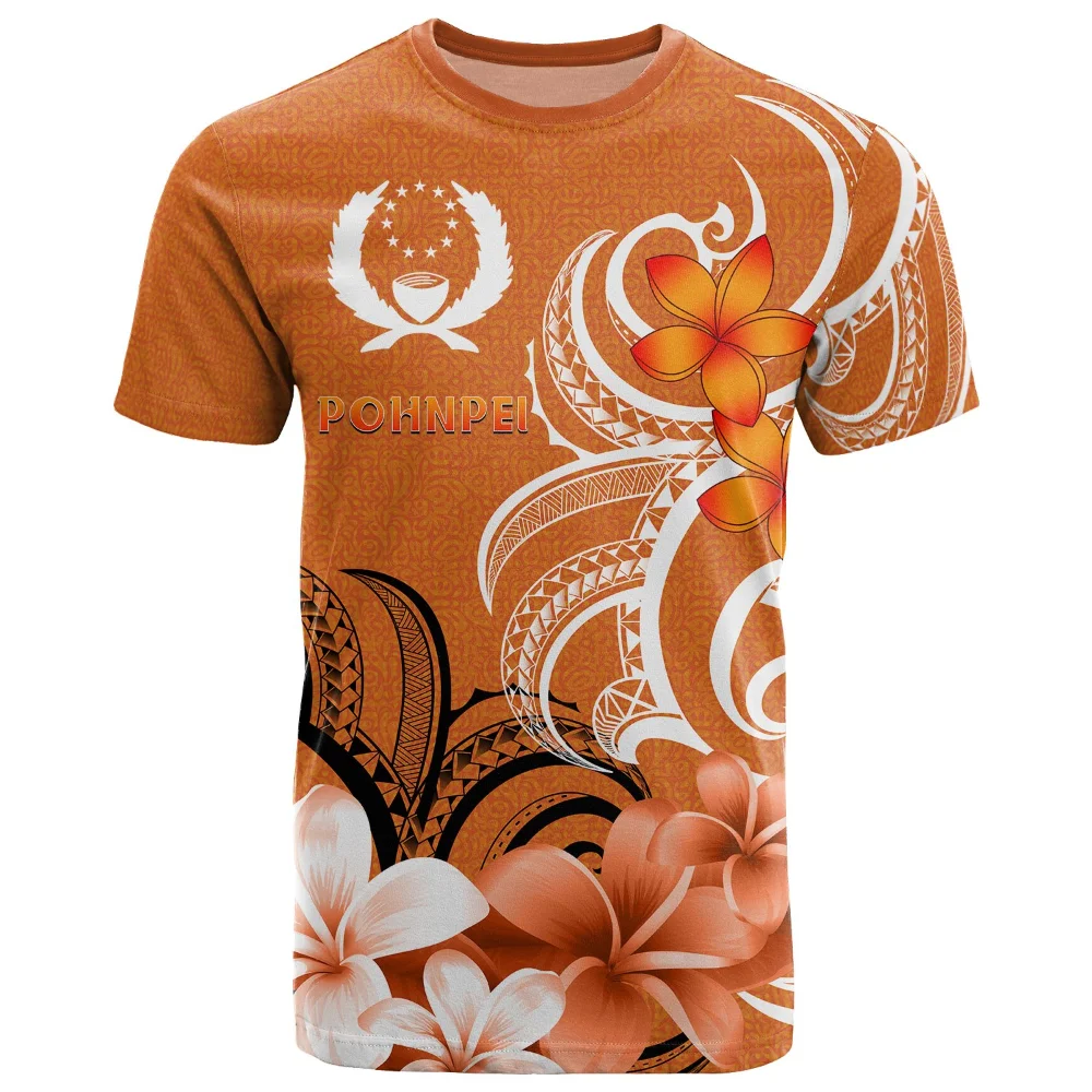 

Summer New PLstar Cosmos Pohnpei 3D Printed Retro Tattoo Tribal Island Polynesian Culture Short Sleeve T Shirt Men Women Trend S