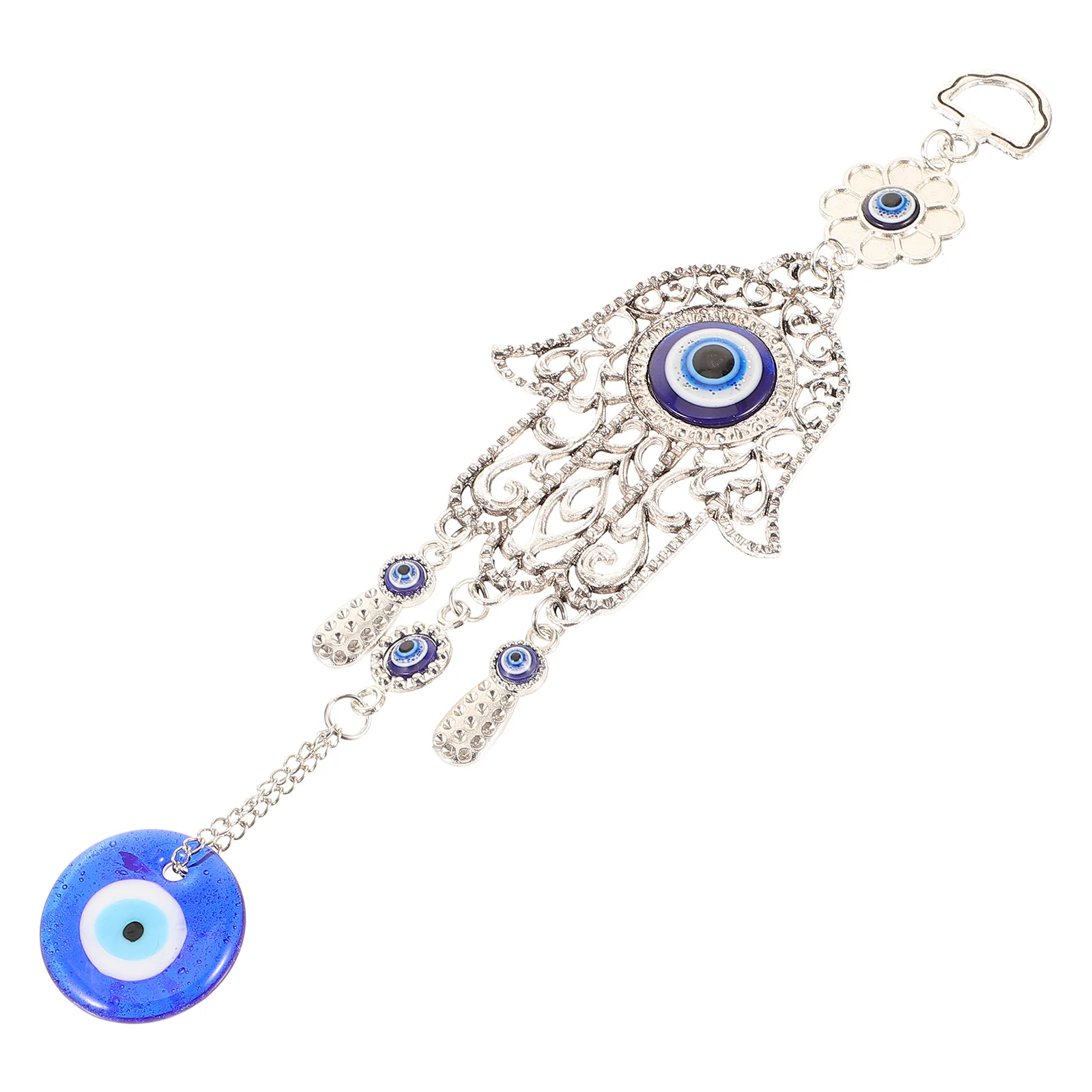

Door Mirror Pendant Turkish Ornament Evil Eye Adorn Vehicle Rear View Hamsa Decor