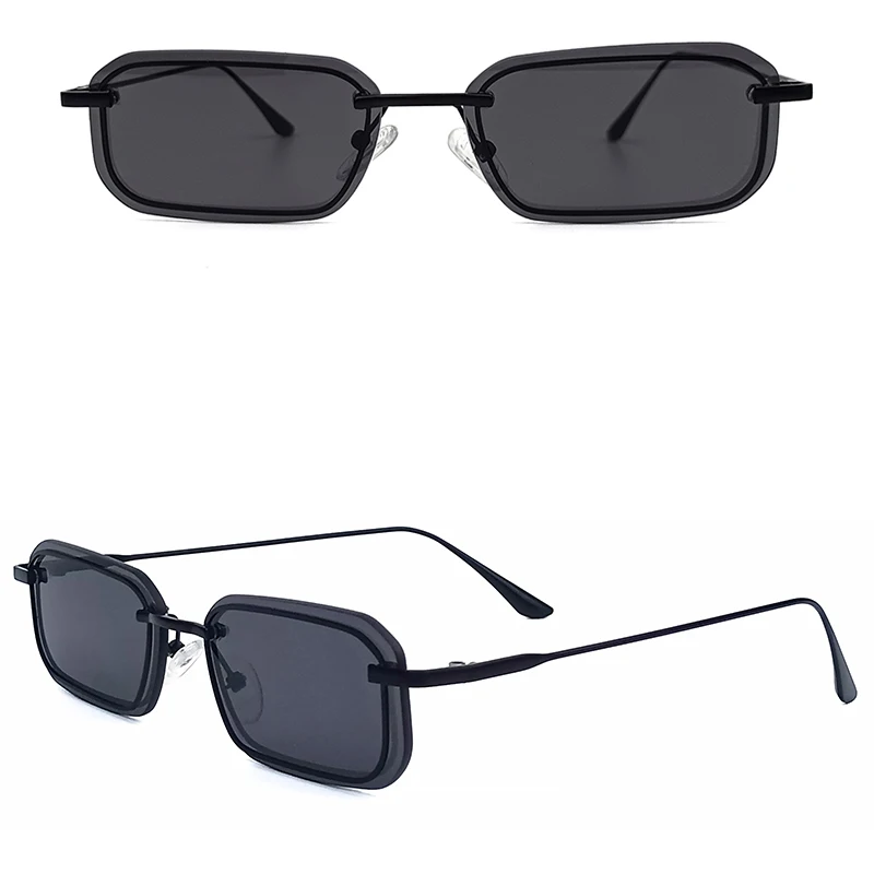 Солнцезащитные очки HBK мужские и женские в стиле ретро небольшие солнечные