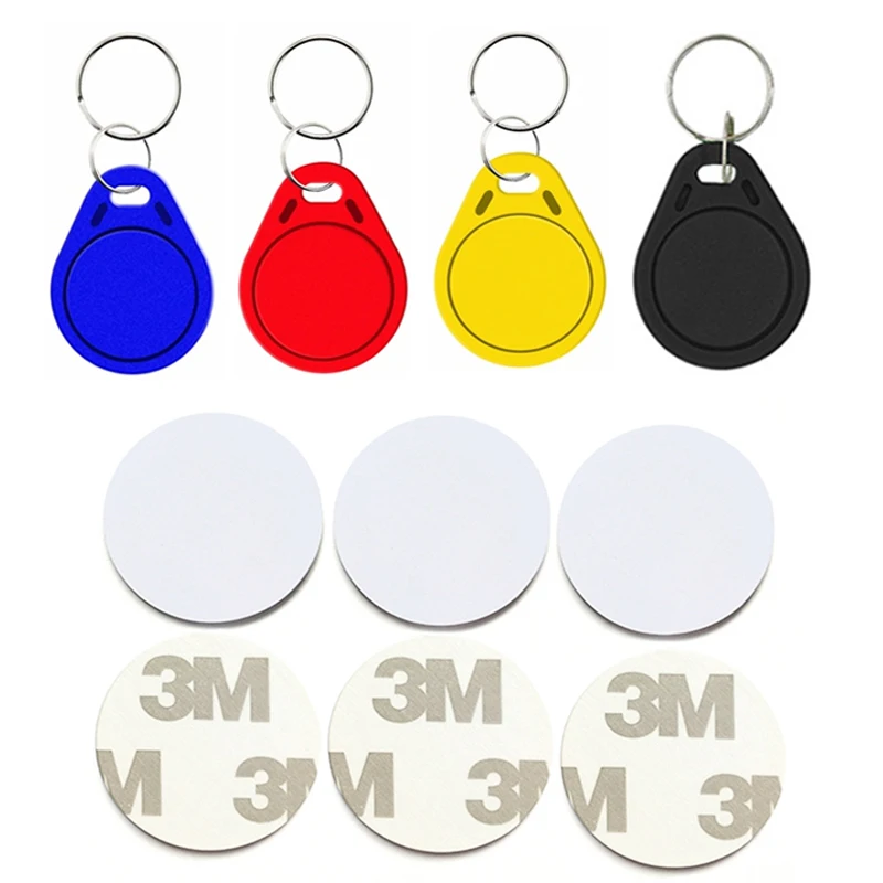 

10pcs T5577 EM4305 Duplicator Clone Copy 125khz RFID Tag Card Sticker Key Fob Token Ring Proximity Duplicate