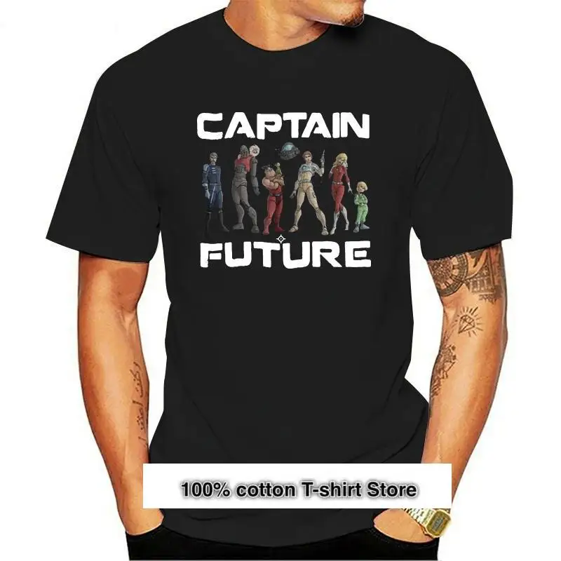 

Camiseta de capitán futuro para hombre, camisa divertida de Manga de ciencia ficción, cómic de dibujos animados, Hipster