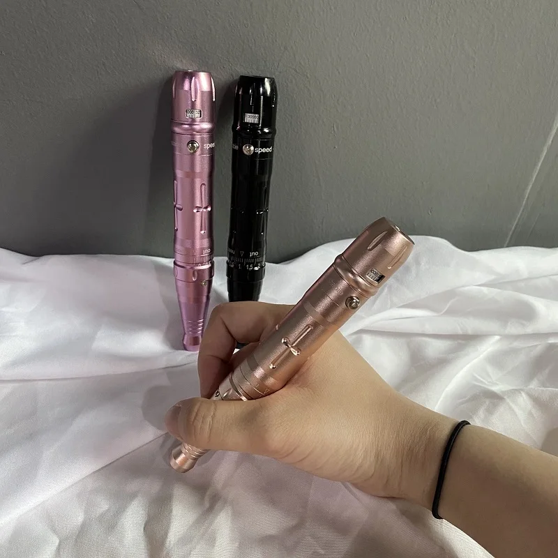 

Electric Wireless Tattoo Machine Pen Cordless Permanent Makeup Eyebrow Machine with 2 Battery for PMU Brows Lips Eyeliner