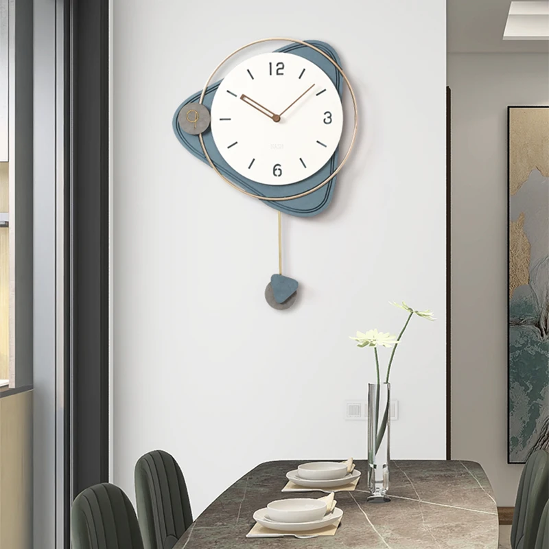 

Modern Design Wall Watch Kids Room Aesthetic Pendulum Nordic Wall Clocks Office Silent Creative Simple Reloj House Accessories