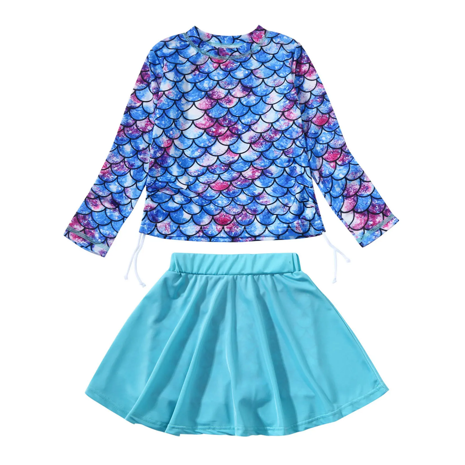 

Купальник детский с юбкой-годе, комплект для маленьких девочек, купальник из двух предметов, черный купальный костюм для девочек, размеры 12