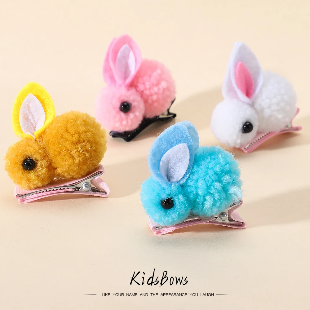 

2 шт./набор, заколки для волос в виде кролика