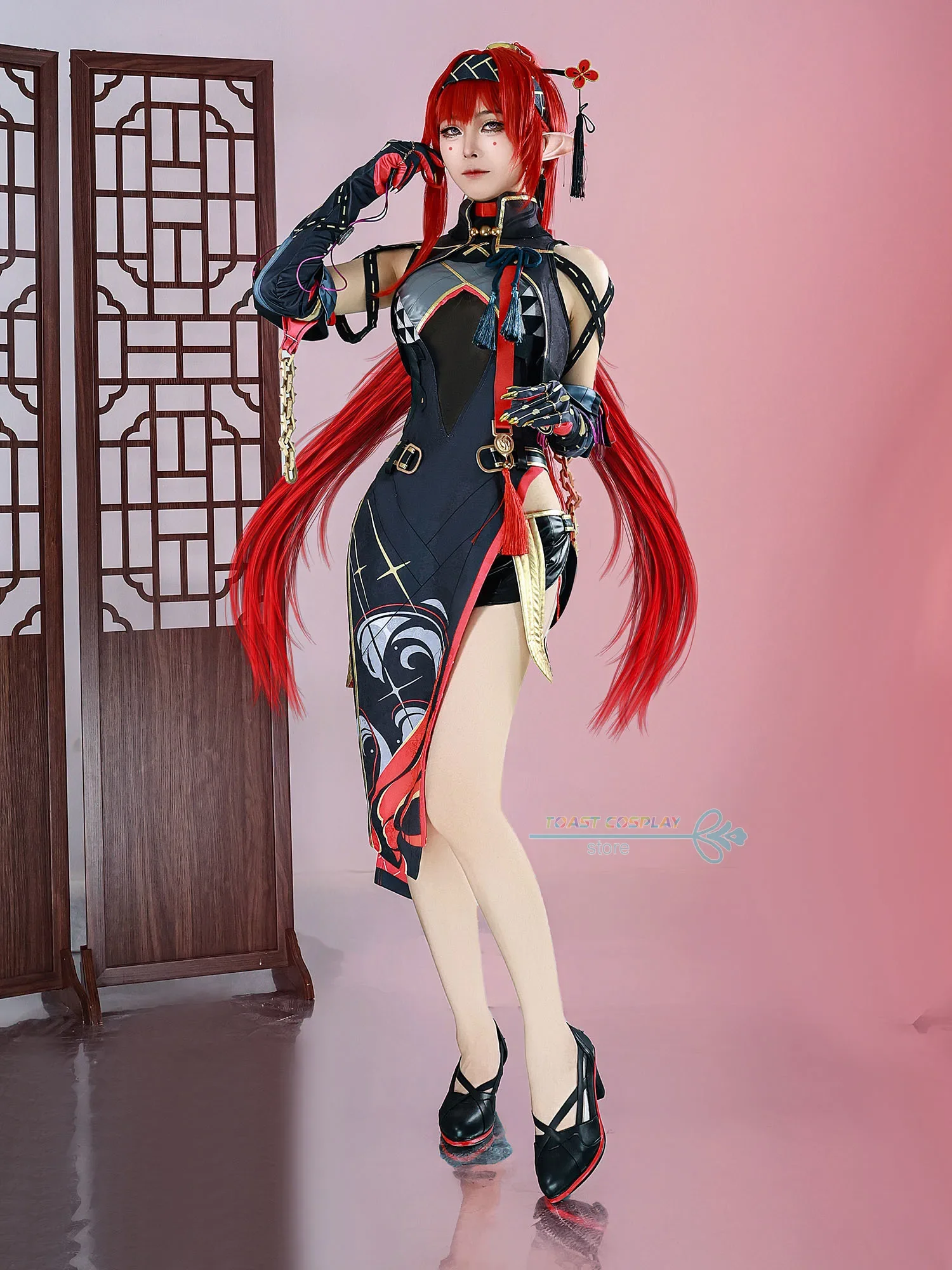 Иньлин Косплей Игра Wuthering Waves Костюм Аниме Костюмы Вечерние наряды для ролевых