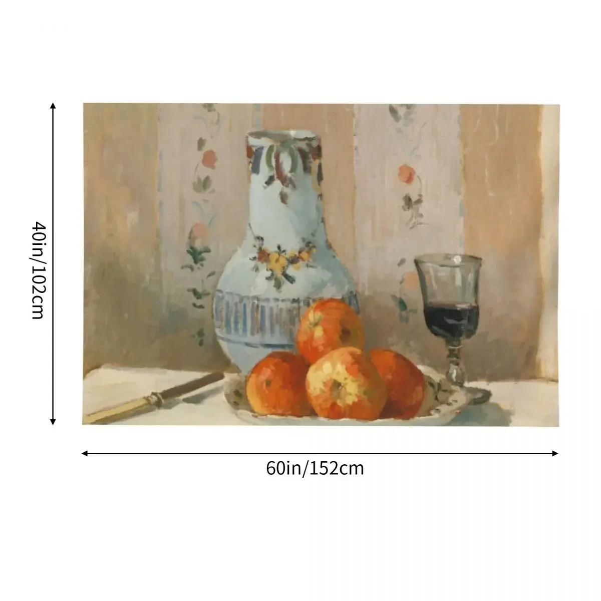 Натюрморт Pissarro с яблоками и кувшином гобелен украшение для спальни эстетические