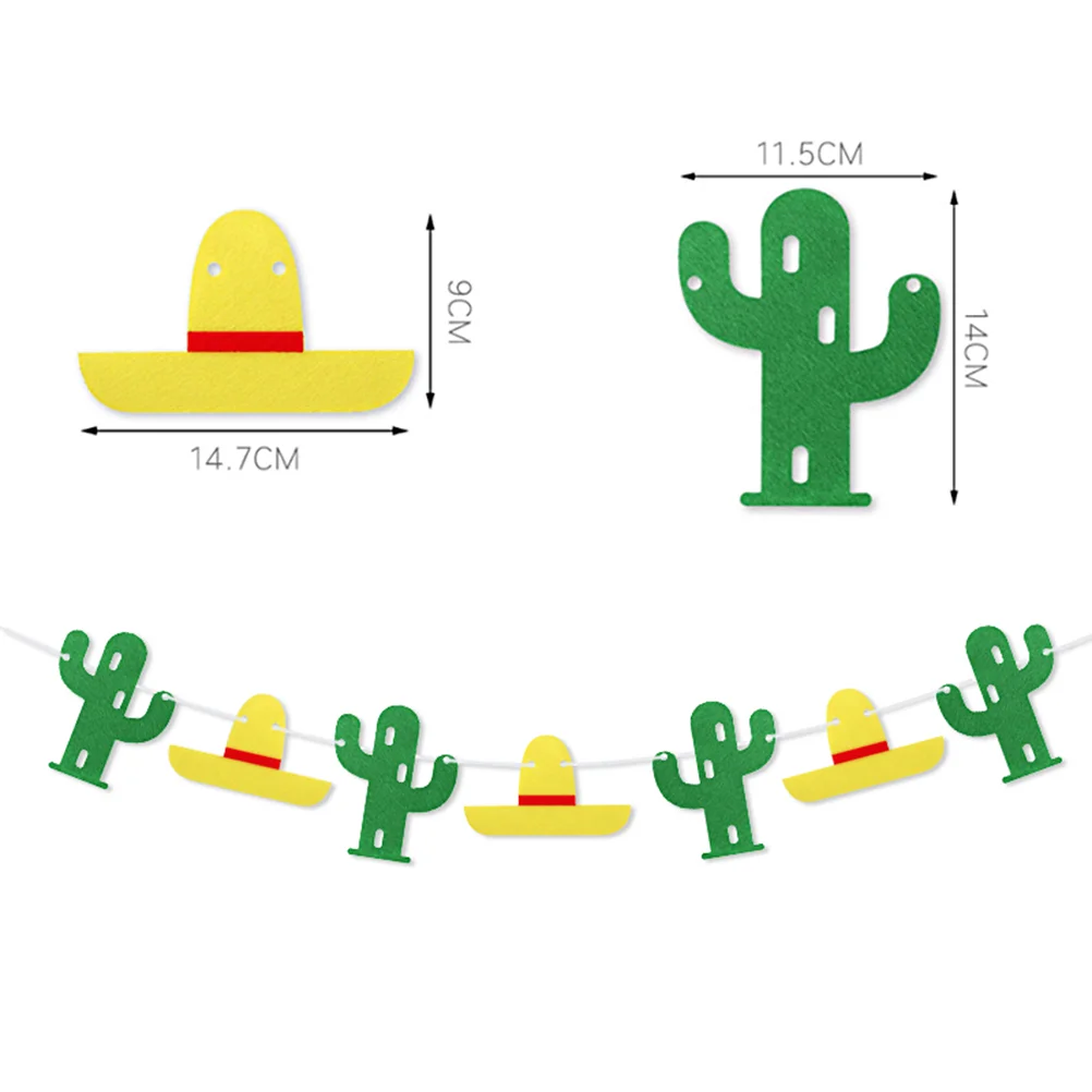 2 комплекта модных цветочных гирлянд Cinco De Mayo декор для вечеринки овсянка с