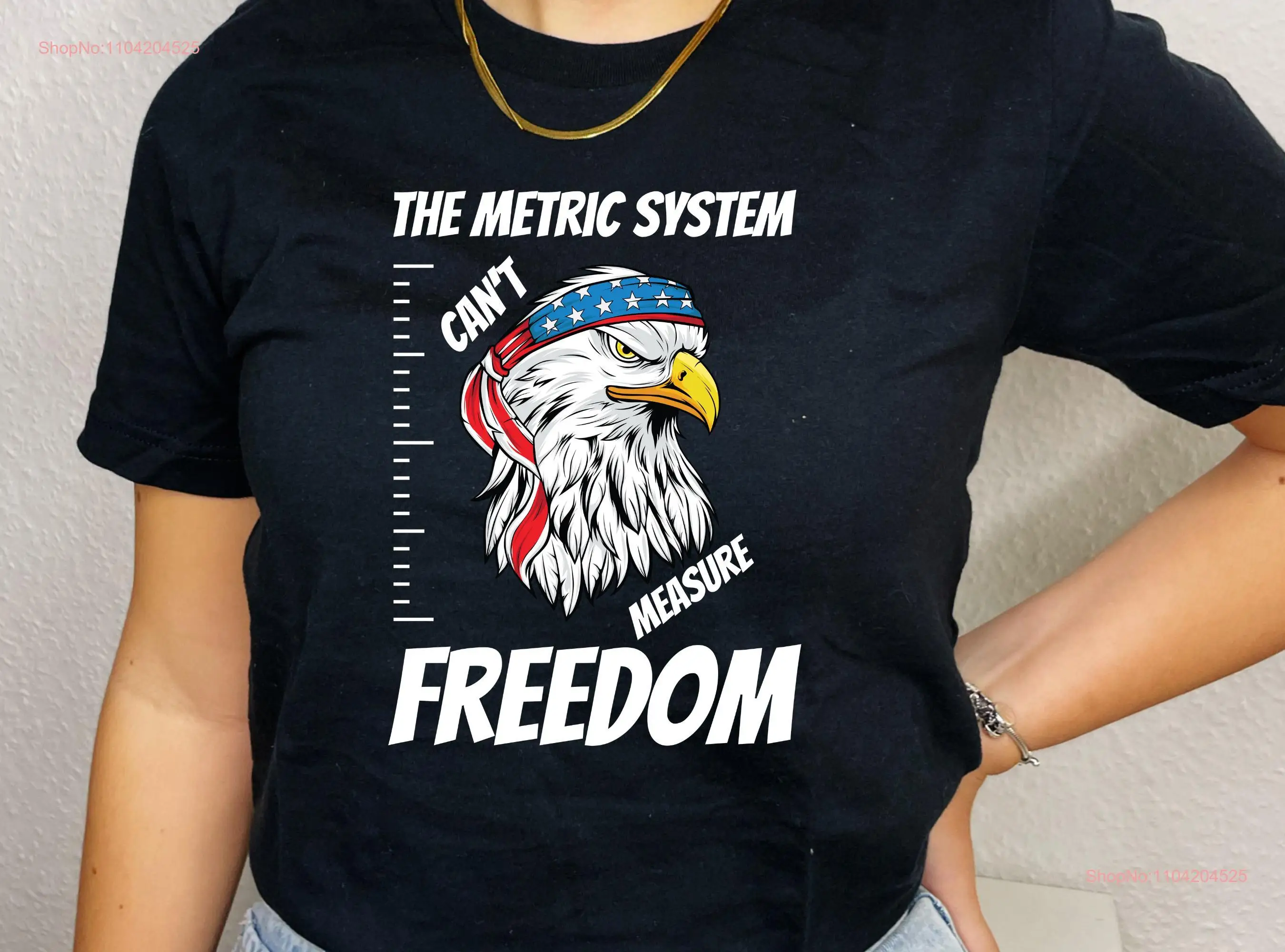 Метрическая система может измерять Фредлом Дональд Трампри Рубашка