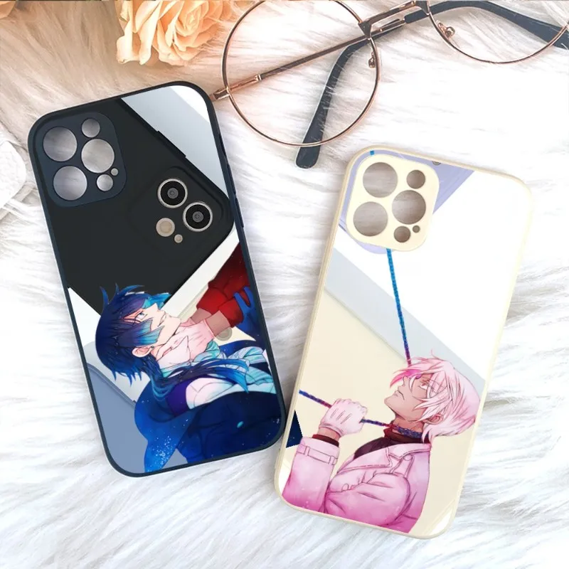 

Чехол для телефона с аниме для IPhone 14 11 12 13 Pro Max X XR XS Max 6 6S 7 8 Plus SE 2022, чехол для телефона с жидкостью квадратной формы