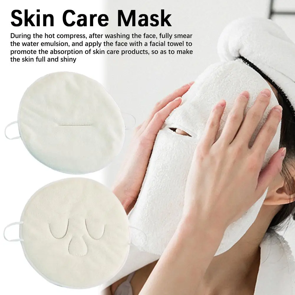 

Skin Care Mask Hot Compress Towel Long Staple Cotton Facial Wet Pore Hot Compress Face Face Skin Towel Skin Opens Compress F6T1