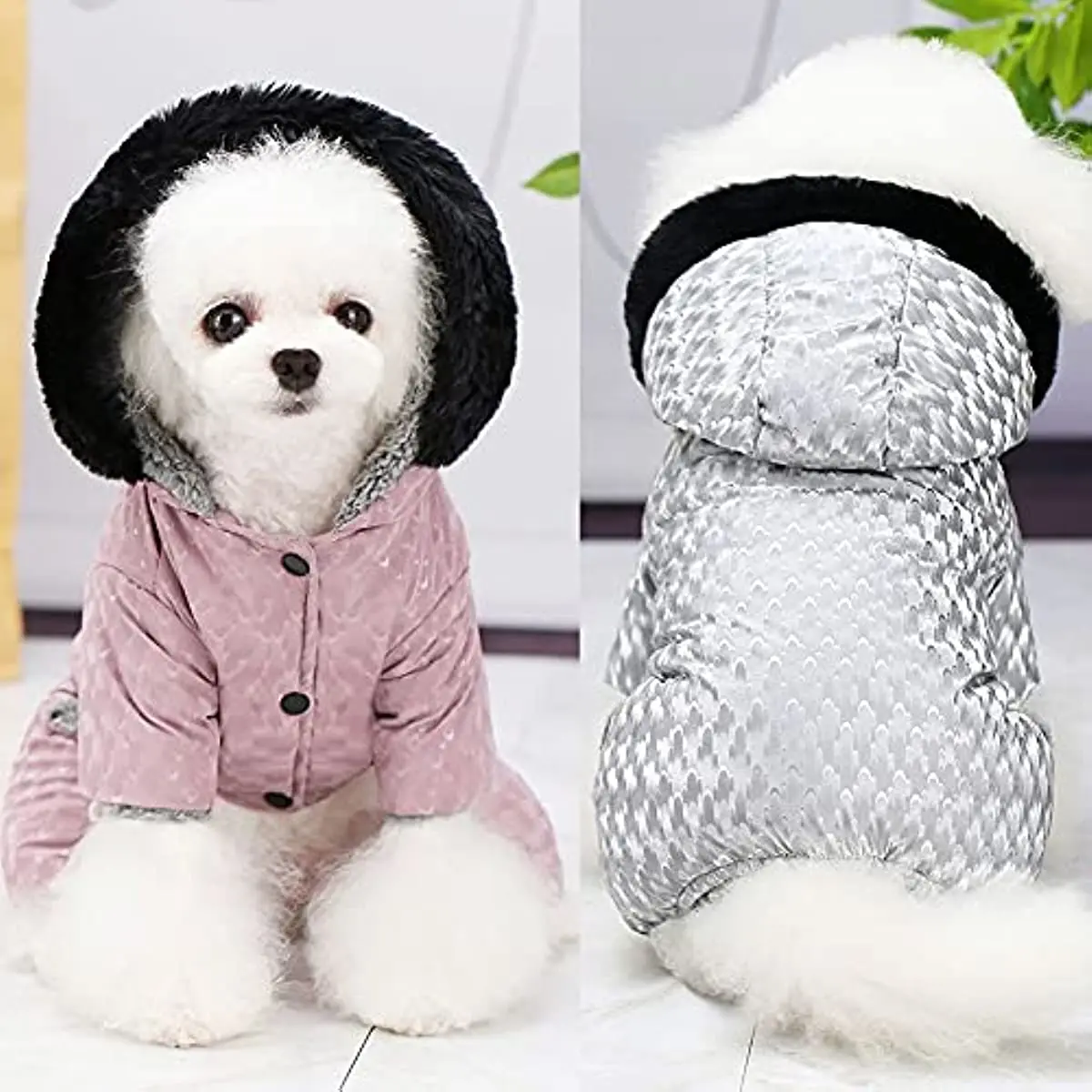 

Dog Coats for Small Dog Coats Puppy Dog Winter Coats Small Dog Coats Warm Fleece Dog Coat Dog Jumpsuit Snowsuit Dog Coat Apparel