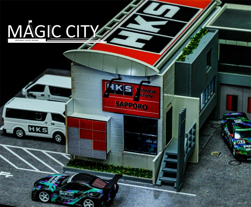 

(Предзаказ) магический город 1:64 завод Sapporo HKS в Японии