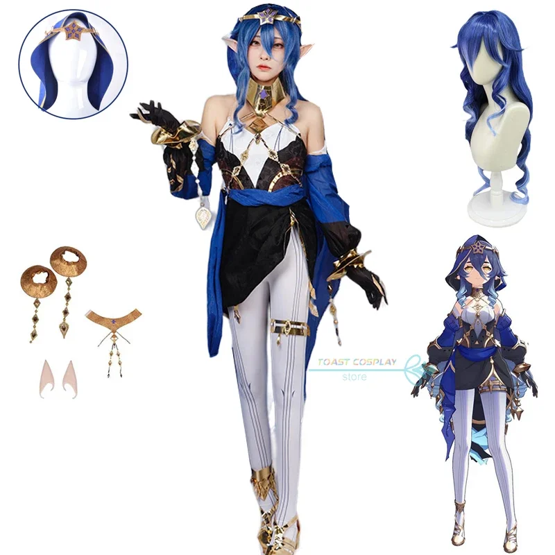 Костюм для косплея Лэй Сумеру Genshinimpact полный комплект головной убор парик аниме