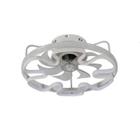 ceiling fan with light chandeliers pendant lights with remote control used for living room bedroom decoration invisible
