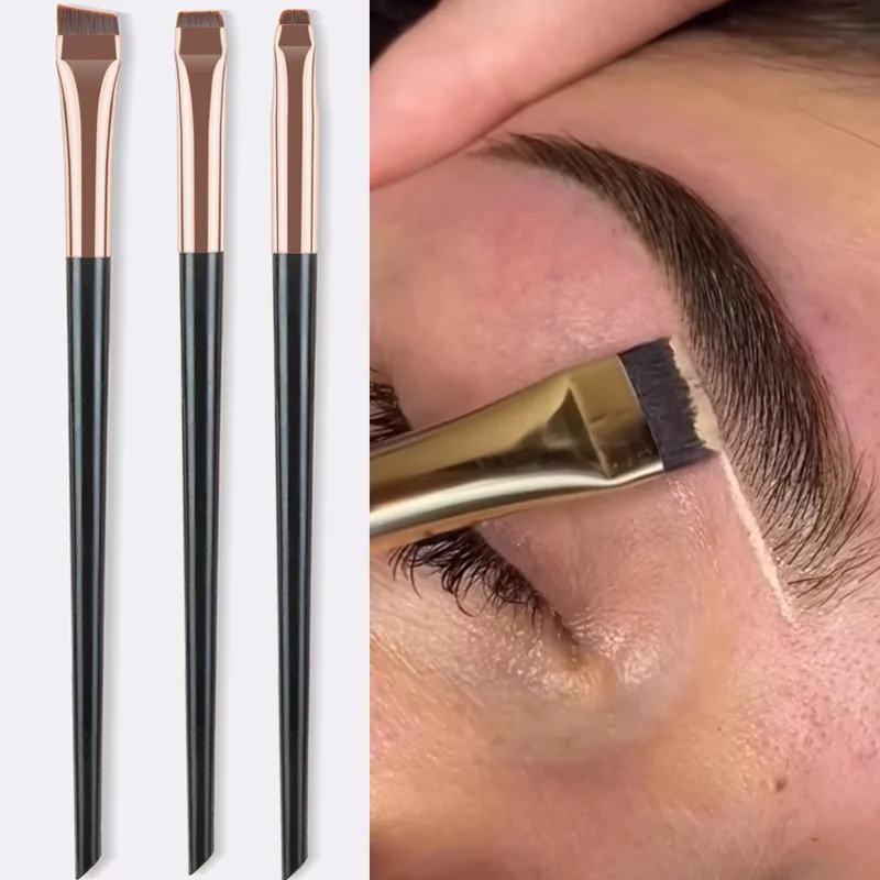 

3/1 Pc Blade Eyeliner Brush Eyebrow Brushes Profession Flat Super Fine Eyeliner Brow Contour Eye Makeup Cosmetic Makeup Tool